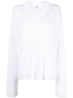 Filippa K pull nervuré à col v - Blanc