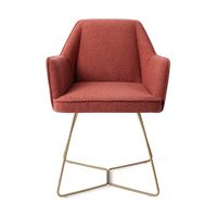 Jesper Home Tome eetkamerstoel beehive gold Shabby Saffron
