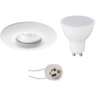Dimbare LED Inbouwspot Set - Waterdicht IP65 - 6W - Warm Wit 3000K - Ø82mm