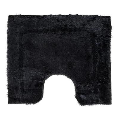 Wicotex Toiletmat uni zwart 50x60cm