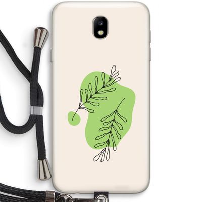 Beleaf in you: Samsung Galaxy J7 (2017) Transparant Hoesje met koord