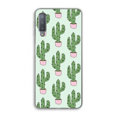 Cactus Lover: Samsung Galaxy A7 (2018) Transparant Hoesje