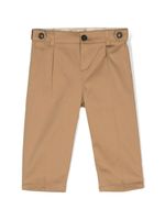 Gucci Kids pantalon à fines rayures - Marron