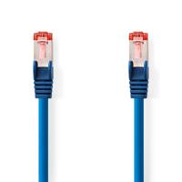 Nedis CAT6 Netwerkkabel | RJ45 Male | RJ45 Male | S/FTP | 10.0 m | Rond | LSZH | Blauw | Label - CCGL85221BU100