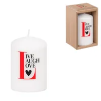 Out Of The Blue stompkaars live laugh love 6 x 8 cm | 16 stuks