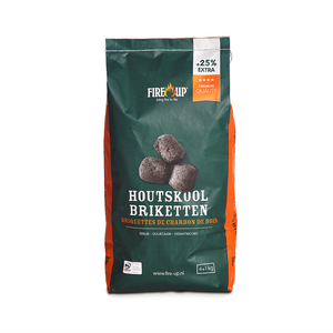 FIRE UP HOUTSKOOL BRIKETTEN PREMIUM 5 KG