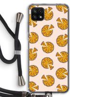 You Had Me At Pizza: Samsung Galaxy A22 5G Transparant Hoesje met koord