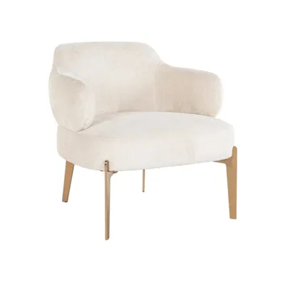 Fauteuil Venus White Chenille