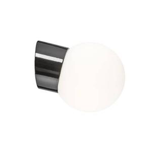 Ifö Electric Classic Globe wandlamp porselein zwart IP54 150 mm LED