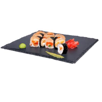 Serveerplank - leisteen - 30 x 30 cm - snack dienblad - stijlvol