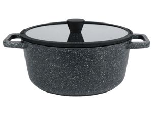 LIVARNO home Aluminium kookpan Ø 28 cm (Granietlook zwart)