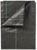 Nature Gronddoek Vierkante metertuin 134x134cm Zwart