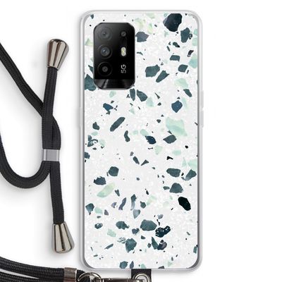 Terrazzo N°2: Oppo A95 5G Transparant Hoesje met koord