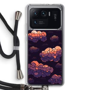 Patroon Wolken: Xiaomi Mi 11 Ultra Transparant Hoesje met koord