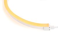LED Neon Flex Flat Professional geel 24V 3000K 20M met aansluitkabel 110-245