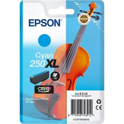 Epson Singlepack Cyan 250XL ink