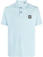 Stone Island polo 2SC17 à patch Compass - Bleu