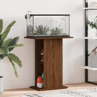 Aquariumstandaard 60,5x36x72,5 cm bewerkt hout bruin eikenkleur - thumbnail