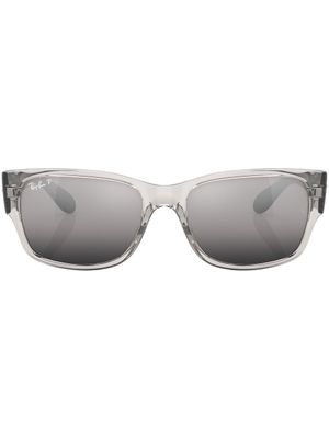 Ray-Ban lunettes de soleil d'inspiration wayfarer - Gris