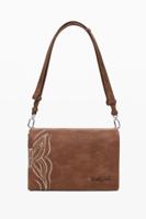 Schoudertas met vlinderprint - BROWN - U