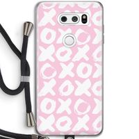XOXO: LG V30 Transparant Hoesje met koord XOXO: LG V30 Transparant Hoesje met koord