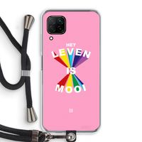 Het Leven Is Mooi: Huawei P40 Lite Transparant Hoesje met koord