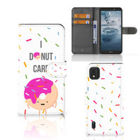 Nokia C2 2nd Edition Book Cover Donut Roze - thumbnail