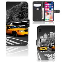 Apple iPhone Xs Max | Flip Cover | New York Taxi