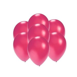 Kleine ballonnen roze metallic 200 stuks