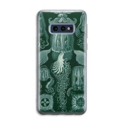 Haeckel Cubomedusae: Samsung Galaxy S10e Transparant Hoesje