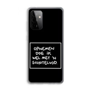 Schotelvod: Samsung Galaxy A72 Transparant Hoesje