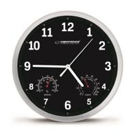 Esperanza EHC016K Mechanische wandklok Rond Zwart