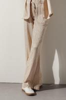 Tramontana Crinkled Satin Trousers C40-15-101 Broek 002000-sand Tramontana Crinkled Satin Trousers C40-15-101 Broek 002000-sand
