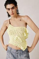 Studio gehaakt T-shirt - YELLOW - L