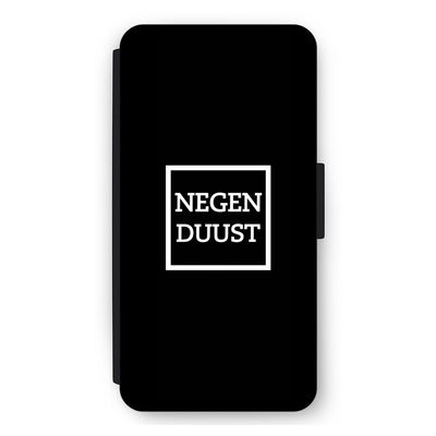 Negenduust black: iPhone 11 Flip Hoesje