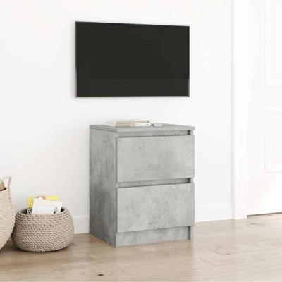 Tv-meubel 40x35x54 cm spaanplaat betongrijs