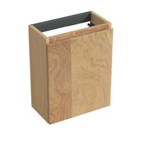 Fonteinkast Forzalaqua Siena 39.5x21.5x50 cm 1 Deur Links Eiken Smoke Forzalaqua