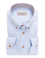 John Miller Heren Overhemd Lichtblauw Button Down Tailored Fit - thumbnail