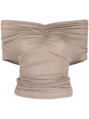 MISBHV Asymmetrische blouse - Beige MISBHV Asymmetrische blouse - Beige
