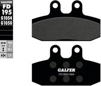 GALFER Brake pad fd195 g1054 organic standard