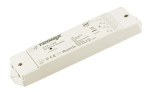 LED dimmer 12 of 24V draadloos te bedienen 214-132 excl voeding en zender