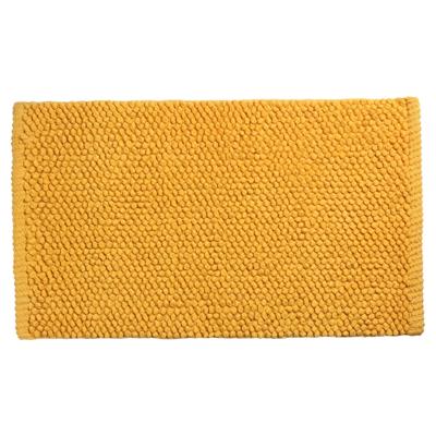 Differnz Popcorn badmat 100% katoen - geschikt voor vloerverwarming - 50 x 80 cm - oker