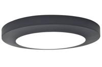 Lutec Ronde plafondlampKayah zwart - 6392202457