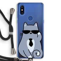 Cool cat: Xiaomi Mi Mix 3 Transparant Hoesje met koord