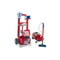 Theo klein Vileda cleaning trolley + vacuüm cleaner