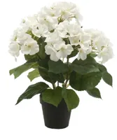 Emerald kunstplant hortensia 40cm wit