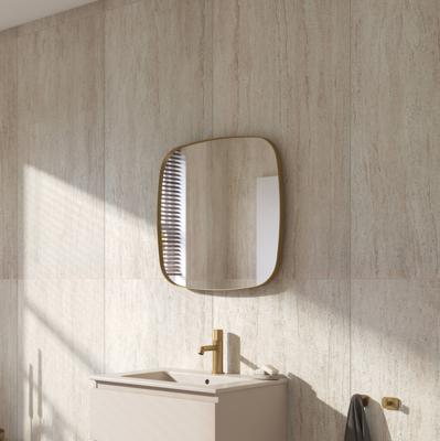 Ben Mirry Spiegel 40x4x40 cm Geborsteld Mat Goud