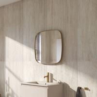 Ben Mirry Spiegel 40x4x40 cm Geborsteld Mat Goud