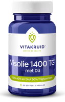 Vitakruid Visolie 1400 TG met D3 Capsules - thumbnail