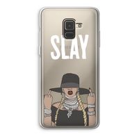 Slay All Day: Samsung Galaxy A8 (2018) Transparant Hoesje